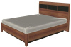 Кровать двуспальная Мелисса КР-1863 (СМ 160х200) с подъемным механизмом ( 160х200 , ЛДСП/МДФ , слива валлис комбинированный , с подъемным мех. , с коробом , без матраса (Лером) )