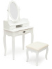 Фото Стол туалетный с пуфом NY-V3024 от производителя Tetchair в Бахчисарае по цене 19&nbsp;780 ₽
