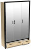 Фото Шкаф Бостон (135) трехдверный (3 зеркала) от производителя СБК в Бахчисарае по цене 30&nbsp;910 ₽