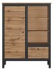Фото Шкаф Loft REG1D1S/90 от производителя Black Red White (БРВ) в Бахчисарае по цене 16&nbsp;360 ₽