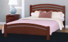 Кровать двуспальная Камелия-3 (СМ 140х200) без основания с универсальными царгами ( 140х200 , дерево , орех , без подъемного мех. , без ящиков , без матраса (Браво-мебель) )