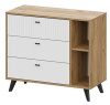 Фото Комод комбинированный Милан (3 ящика) от производителя SV-мебель в Бахчисарае по цене 7&nbsp;860 ₽